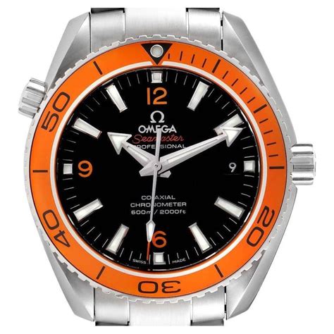 montre omega seamaster planet ocean orange